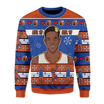 YMskins Christmas Sweater Basketball 3D Apparel