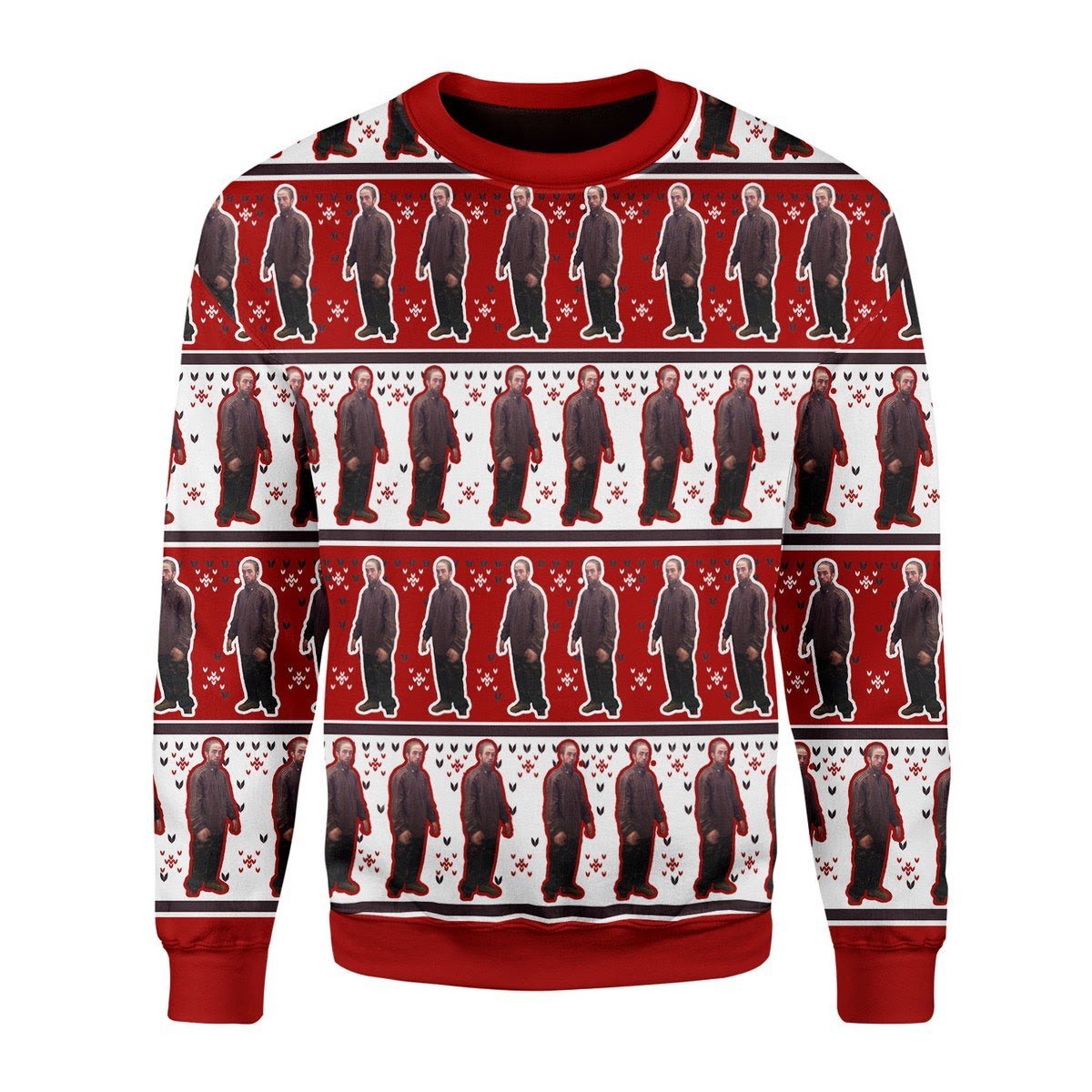 Gearhomies Christmas Unisex Sweater Robert Pattinson Meme Kitchen 3D Apparel