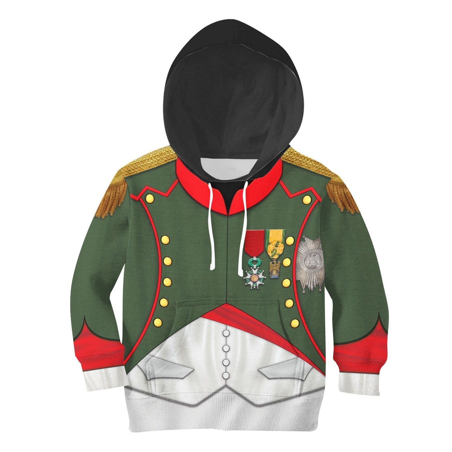 Napoleon in Chasseur-Cheval Reg Kid Hoodie