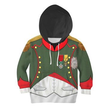 Napoleon in Chasseur-Cheval Reg Kid Hoodie