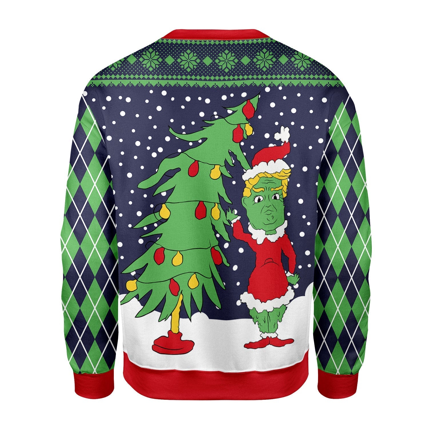 YMskins Christmas Sweater Grinch 3D Apparel