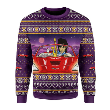 Gearhomies Christmas Unisex Sweater Prince Little Red Corvette 3D Apparel