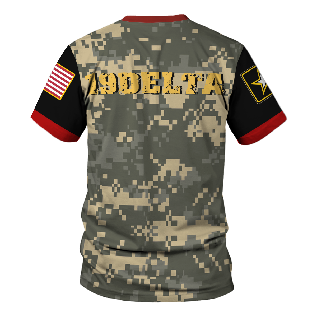 YMskins T-shirt US Army Regiments 19 Delta Cavalry Scout 19D 20484 Army 3D Apparel