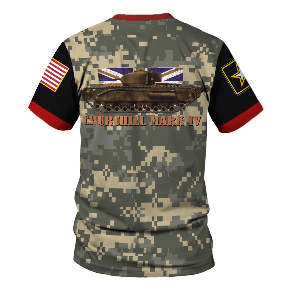 YMskins T-shirt US Churchill Mark IV 3D Apparel