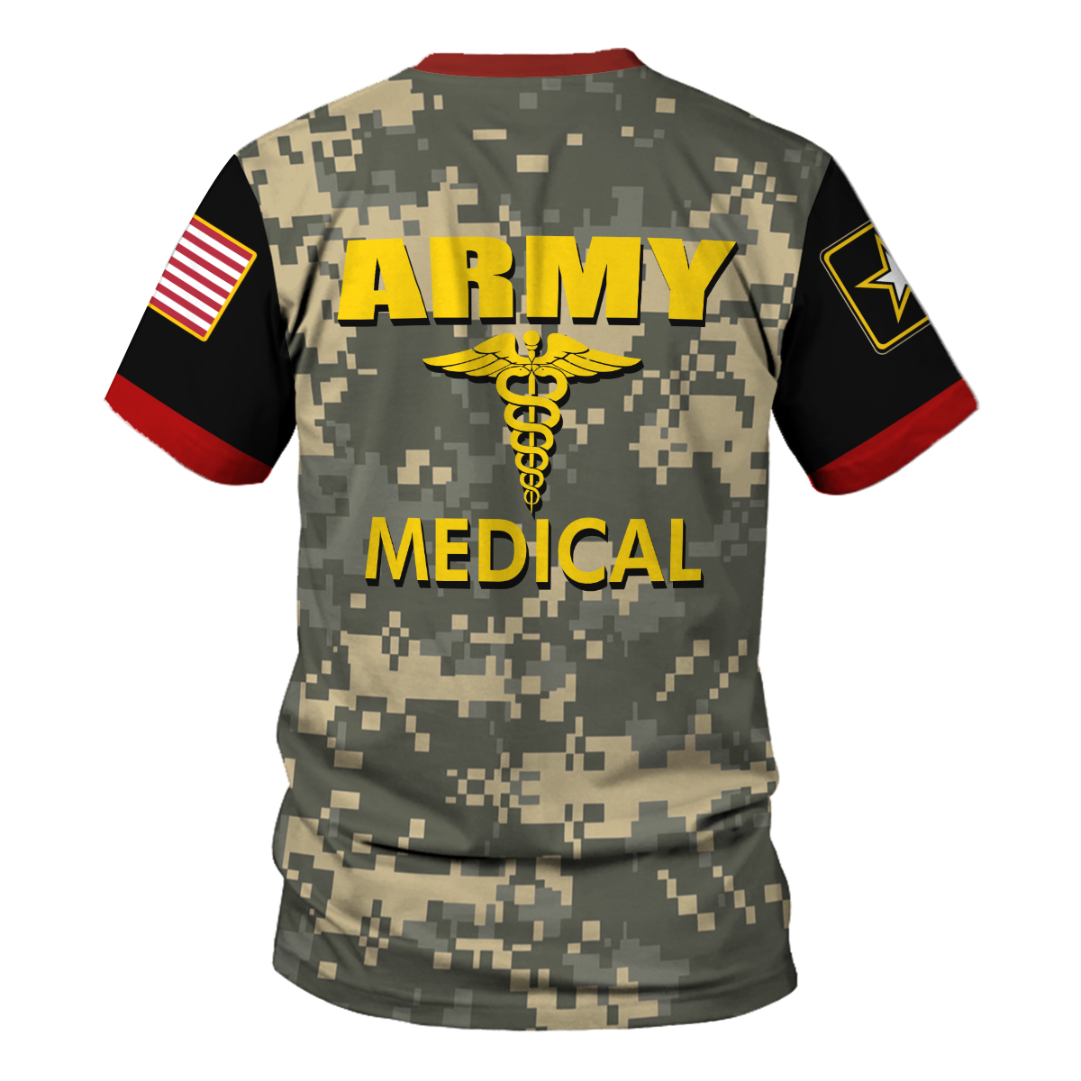 YMskins T-shirt US Navy Master At Arms Army Medic Soldier Military 3D Apparel
