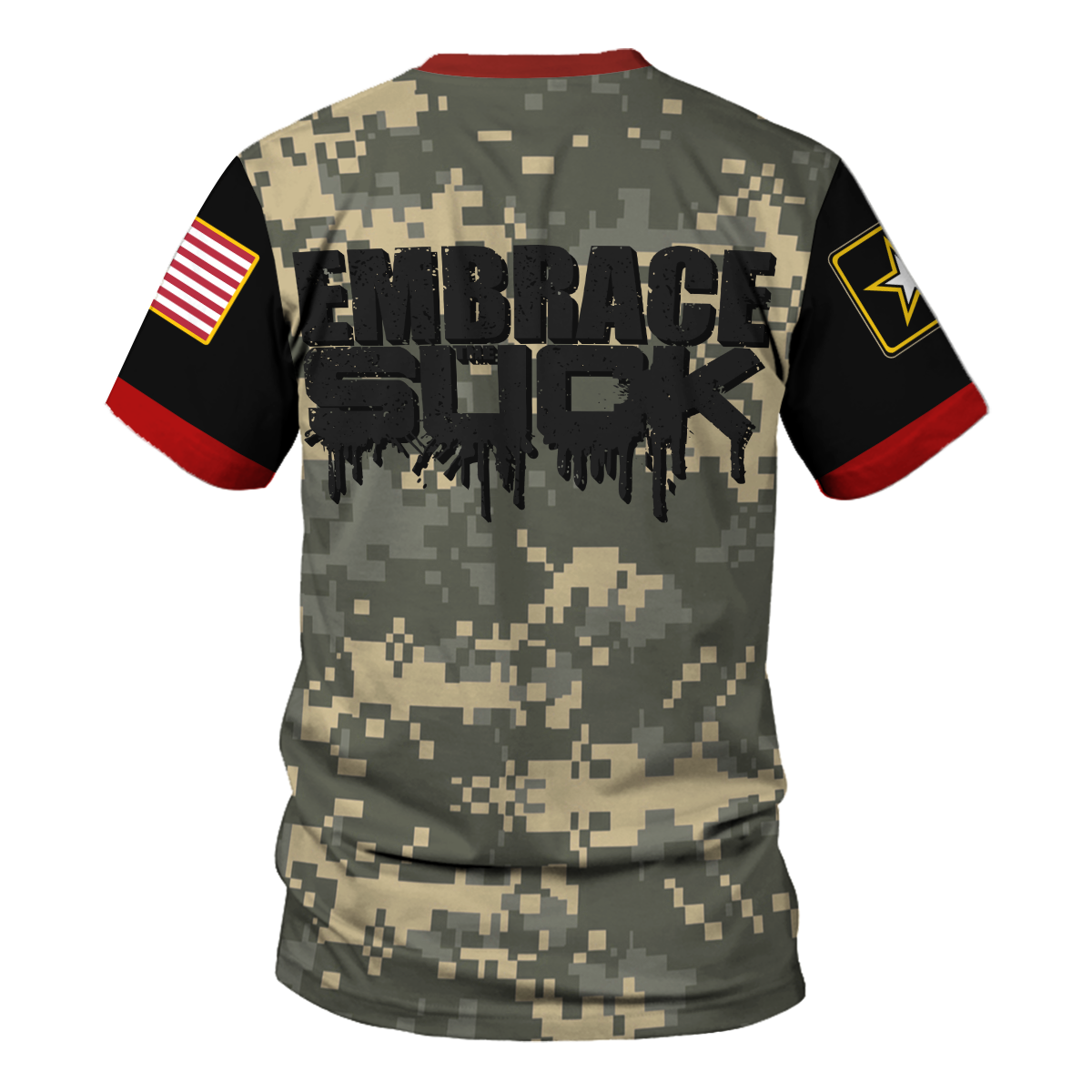 YMskins T-shirt US Army Embrace The Suck Army Camp 3D Apparel