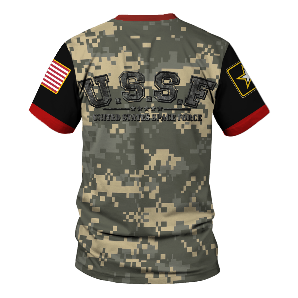 YMskins T-shirt US Army USSF United States Space Force 3D Apparel