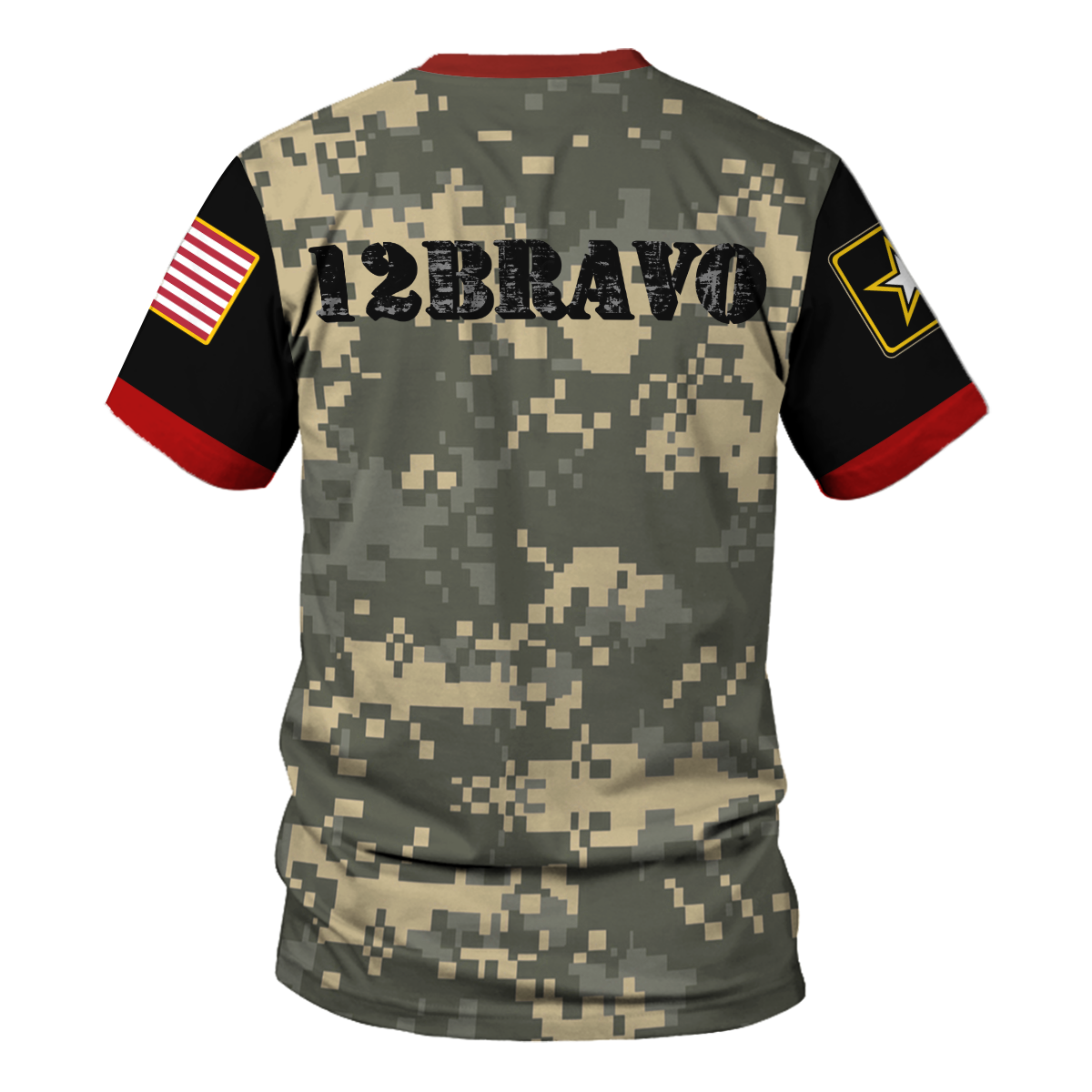 YMskins T-shirt US Army Utah Army National Guard Us Army 12 Bravo Combat Engineer 12B 20485 3D Apparel