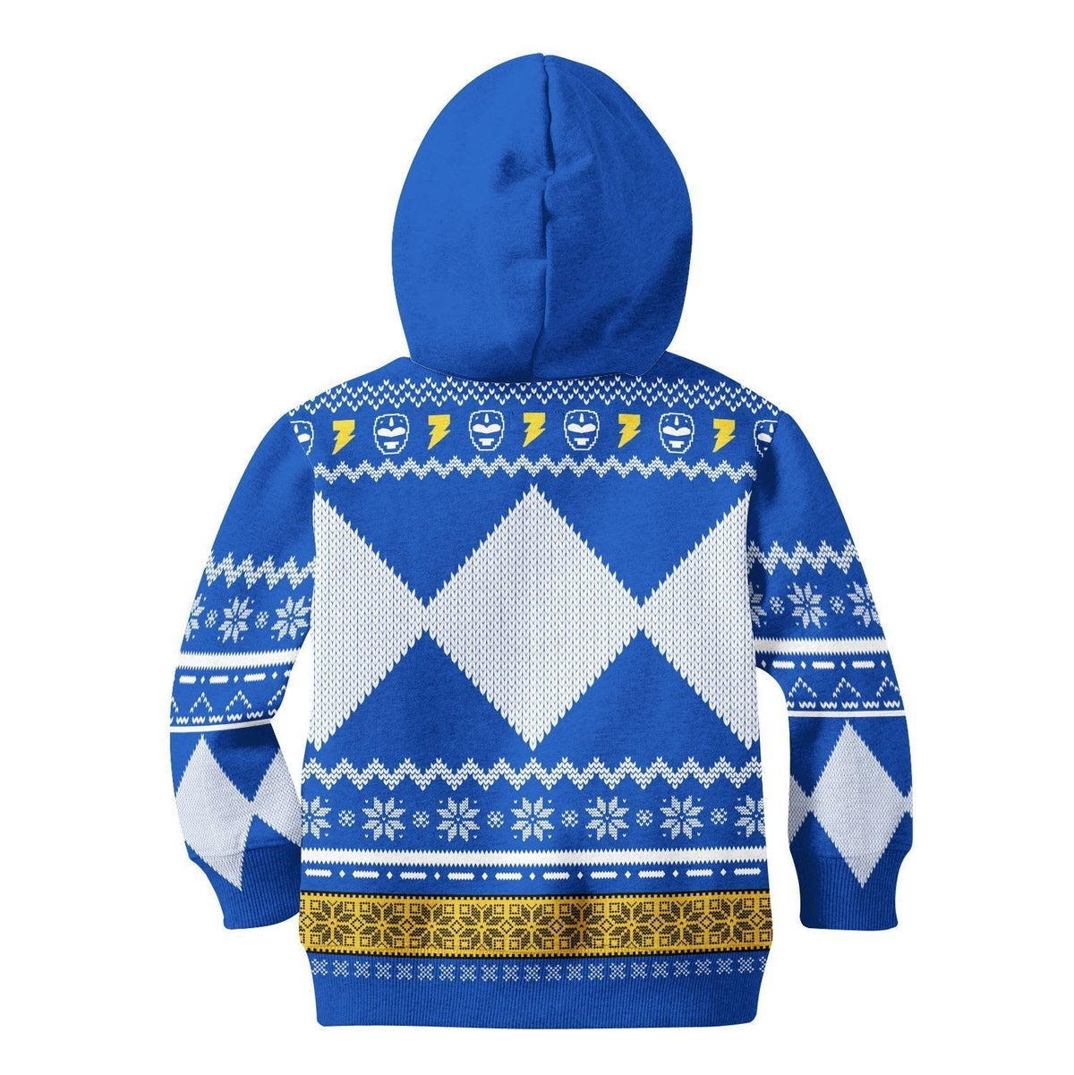 YMskinss 3D Kid Hoodie Blue Power Rangers
