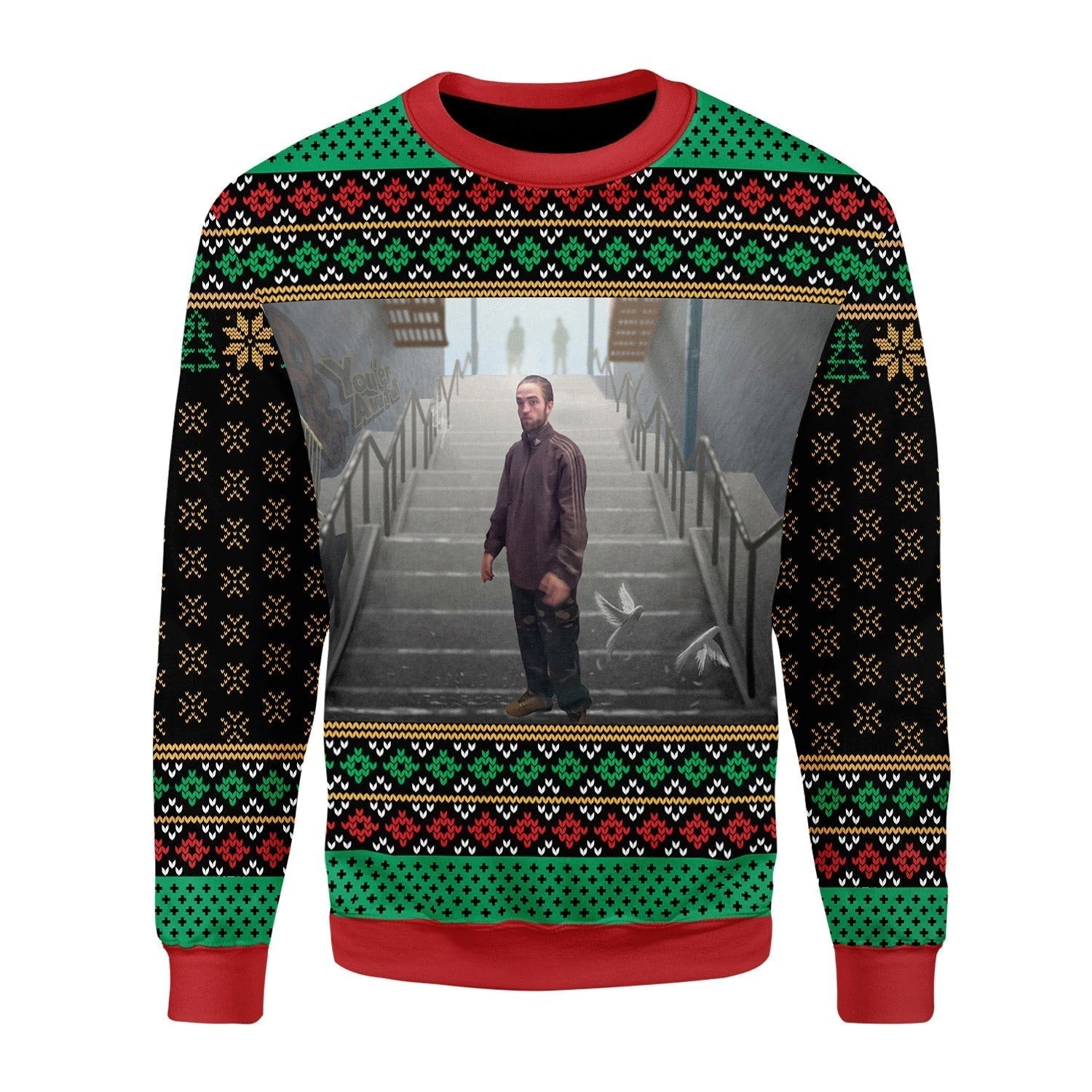 YMskins Christmas Sweater Robert Pattinson Kitchen 3D Apparel
