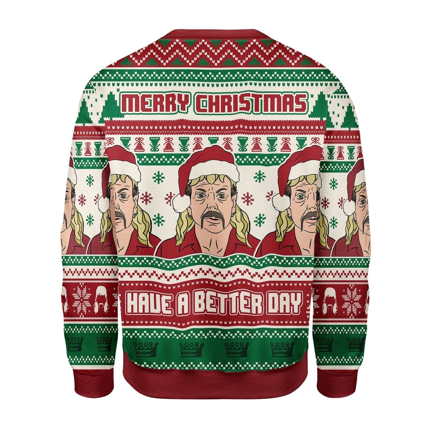 YMskins Christmas Sweater Merry Christmas Have A Better Day 3D Apparel