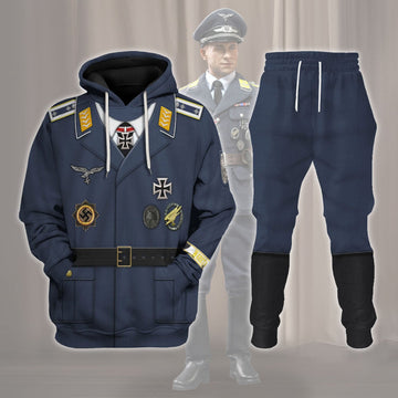 YMskins WW2 Ernst Germer Costume Hoodie Sweatshirt T-Shirt Tracksuit