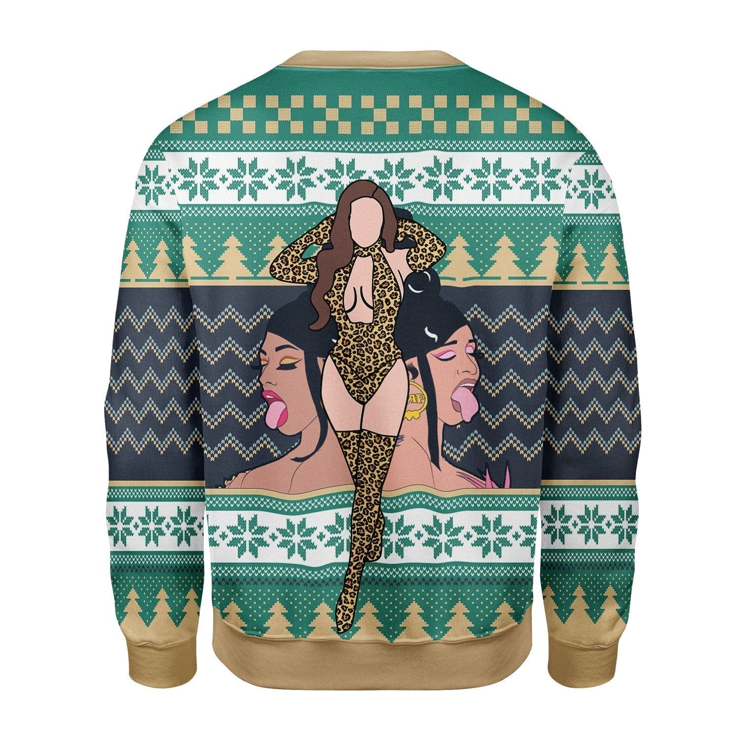YMskins Christmas Sweater Make It Rain For Wet As Pu**y 3D Apparel