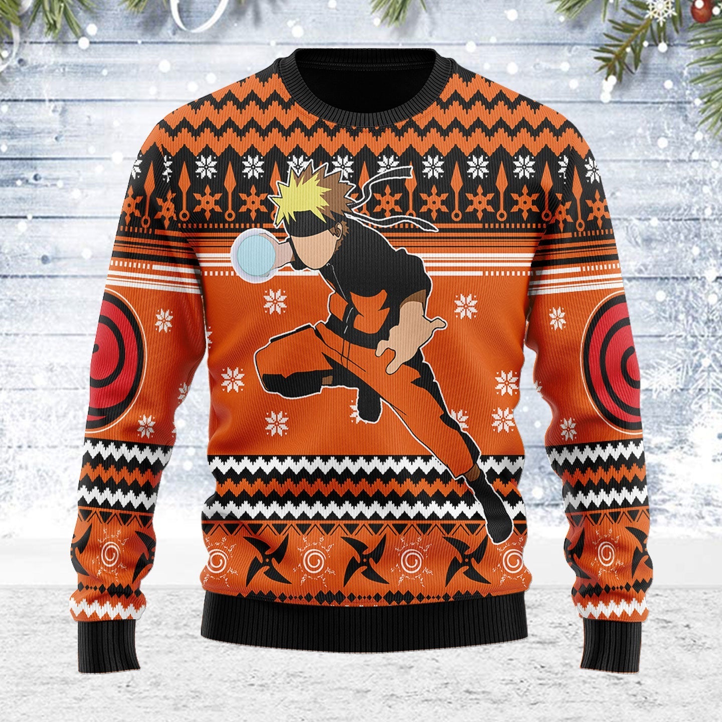 YMskins Ugly Christmas Sweater Ninja 3D Apparel