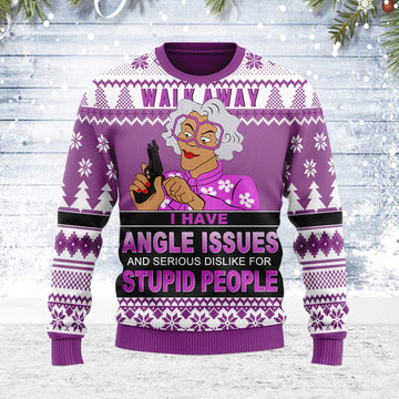 YMskins Ugly Christmas Sweater Walk Away 3D Apparel