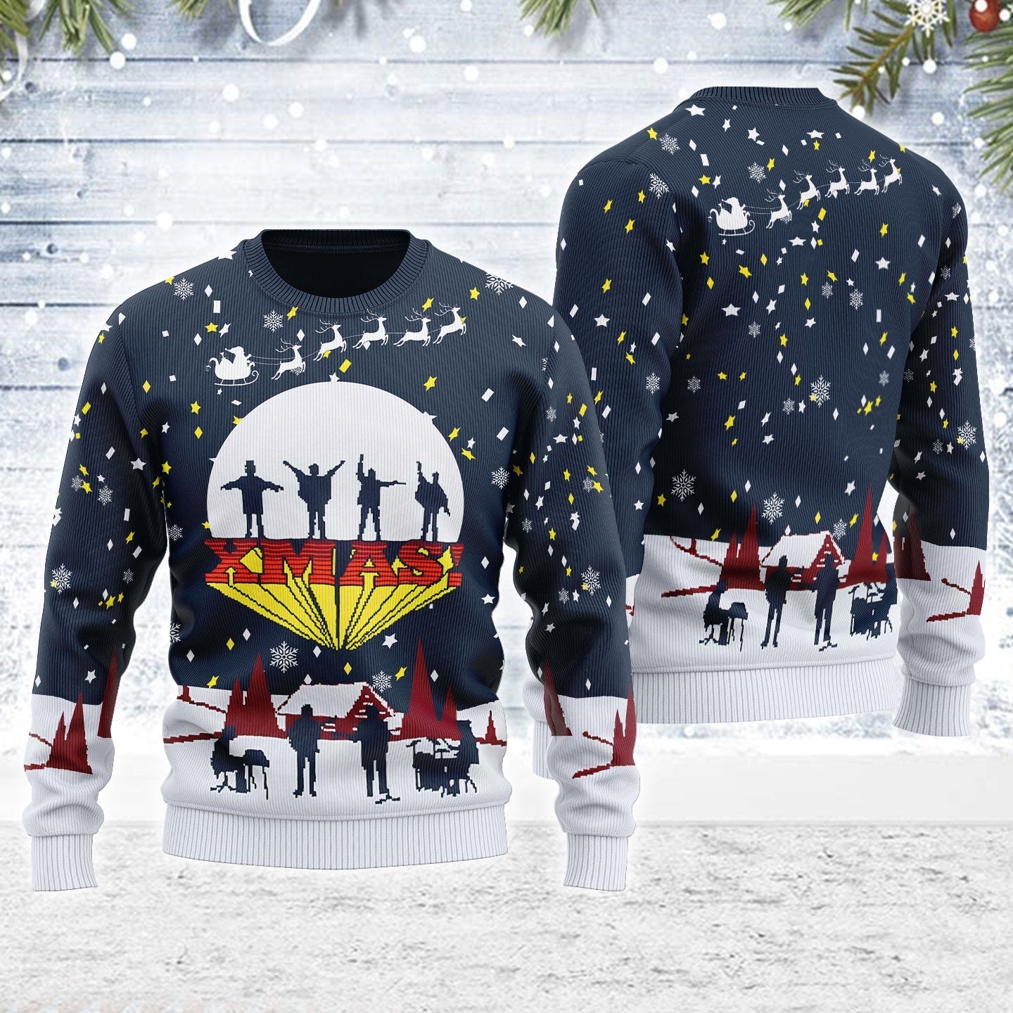 YMskins Ugly Christmas Sweater XMas 3D Apparel