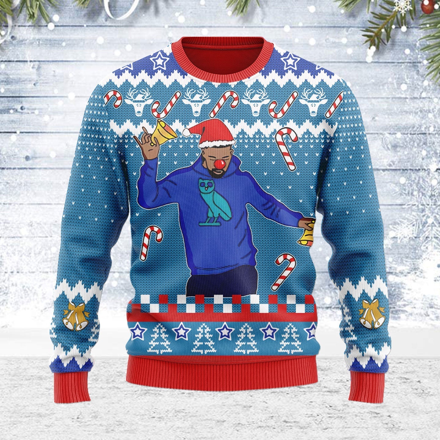 YMskins Ugly Christmas Sweater It's Christmas Time 3D Apparel