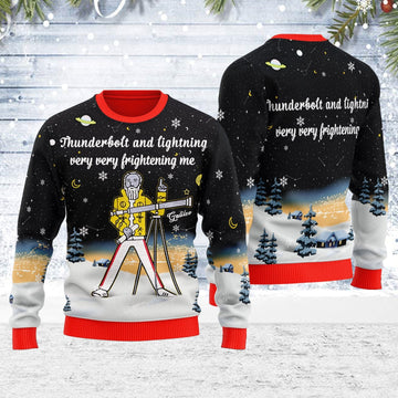 YMskins Ugly Christmas Sweater Thunder Fightening Galileo 3D Apparel