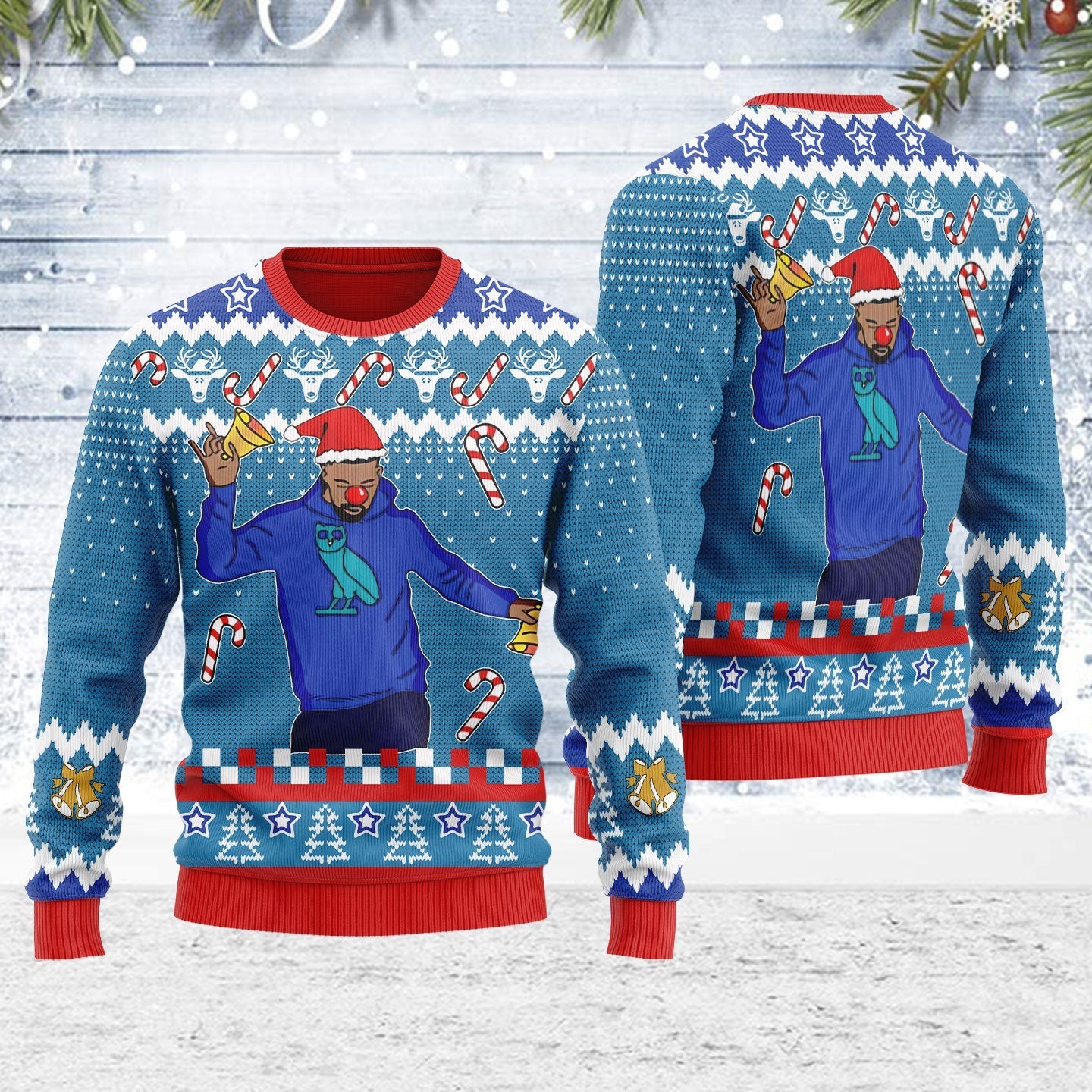 YMskins Ugly Christmas Sweater It's Christmas Time 3D Apparel