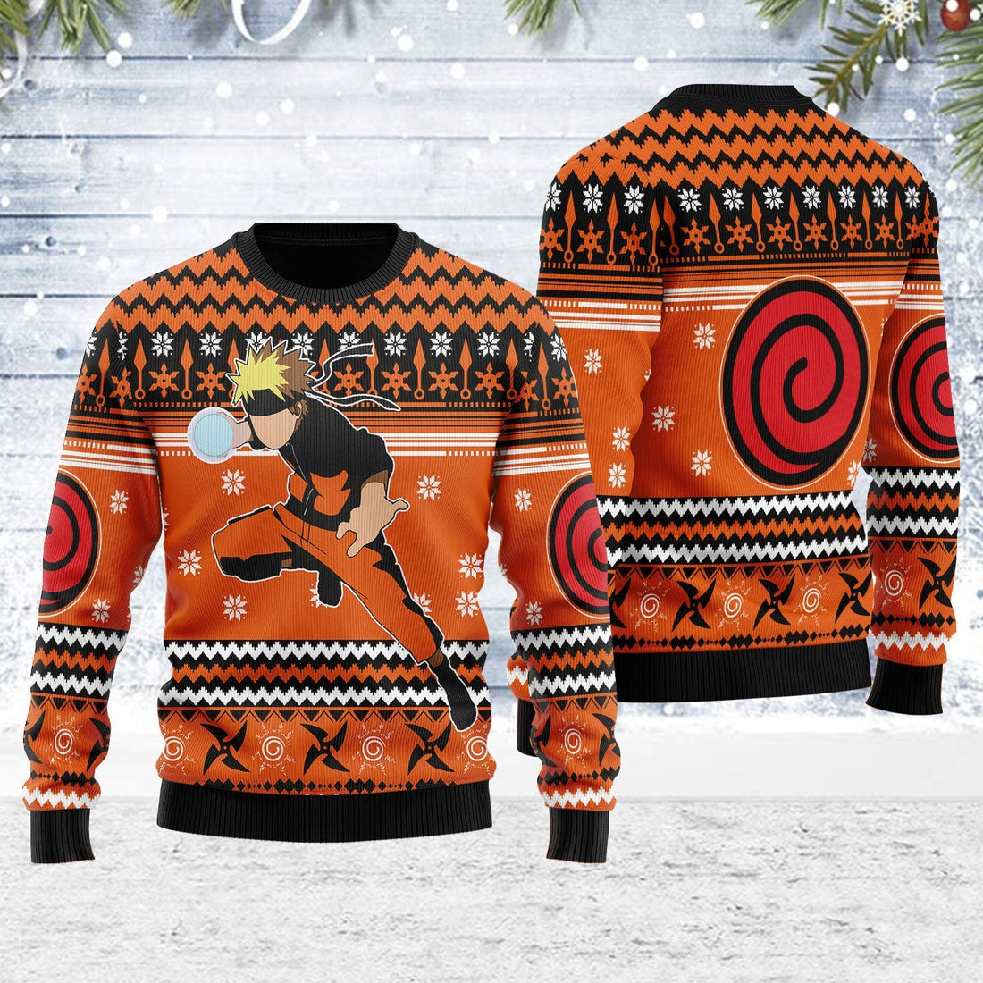 YMskins Ugly Christmas Sweater Ninja 3D Apparel