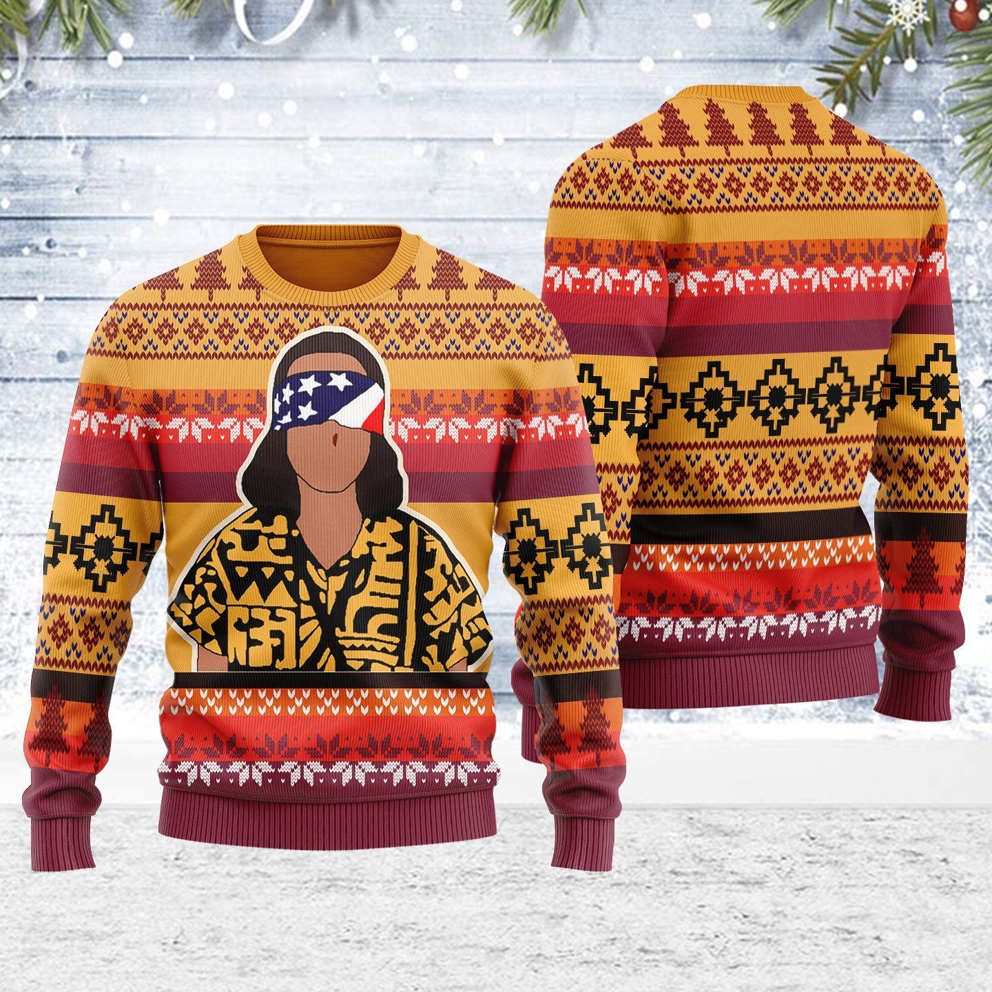YMskins Ugly Christmas Sweater Eleven 3D Apparel