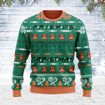 YMskins Ugly Christmas Sweater Turkey Christmas 3D Apparel