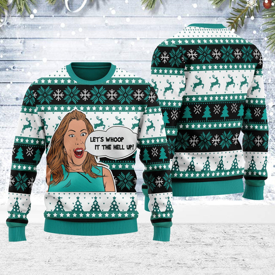 YMskins Ugly Christmas Sweater Vicki Gunvalson Real Housewives of Orange County 3D Apparel