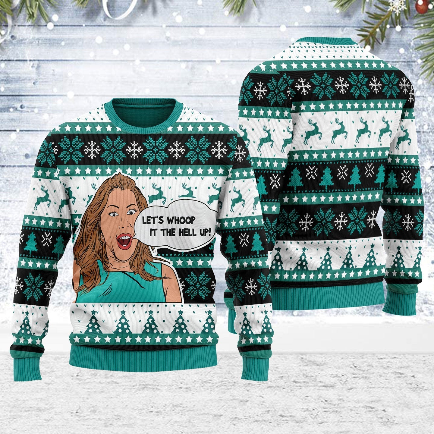 YMskins Ugly Christmas Sweater Vicki Gunvalson Real Housewives of Orange County 3D Apparel
