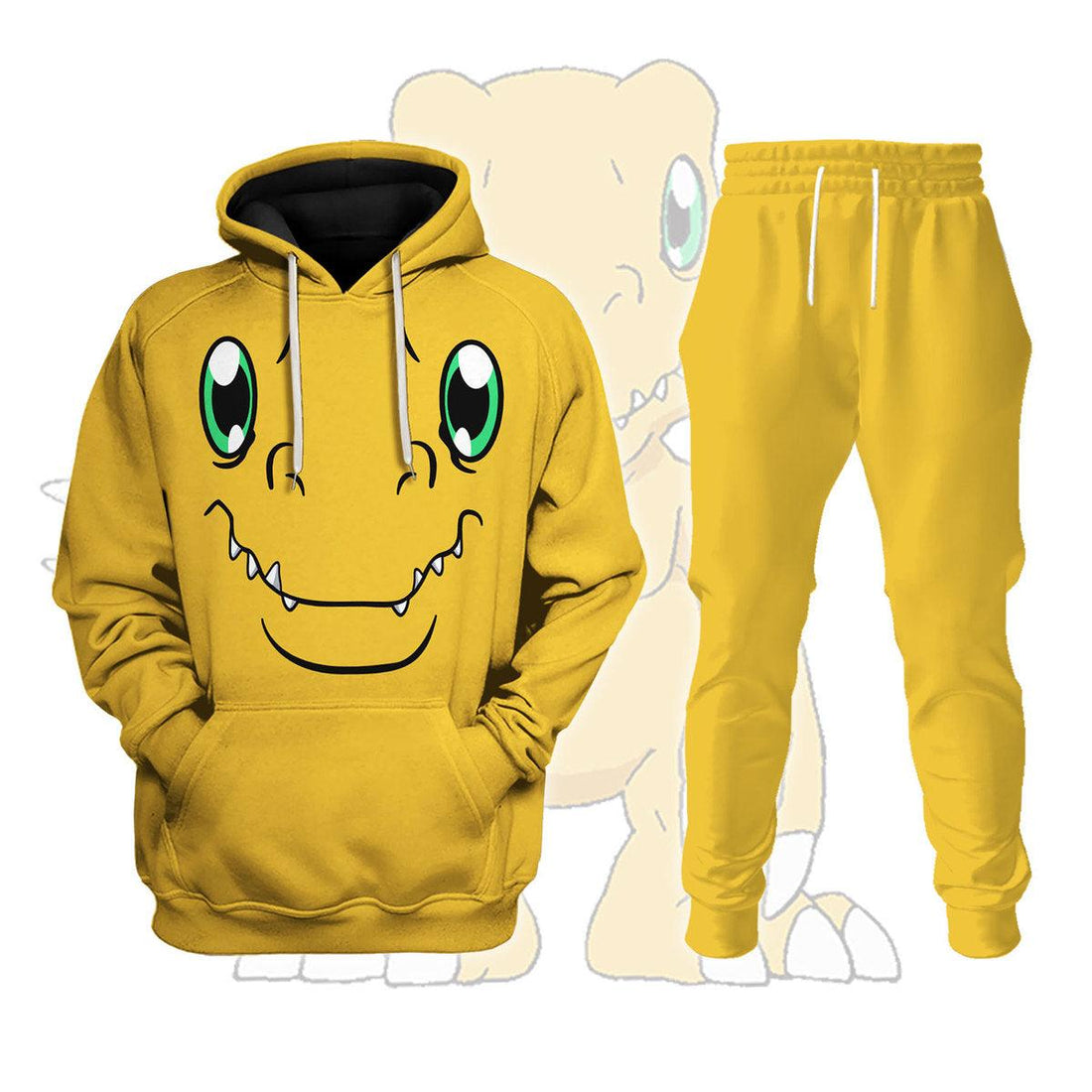 Agumon Hoodie T-shirt Sweatpants Cosplay - DucG