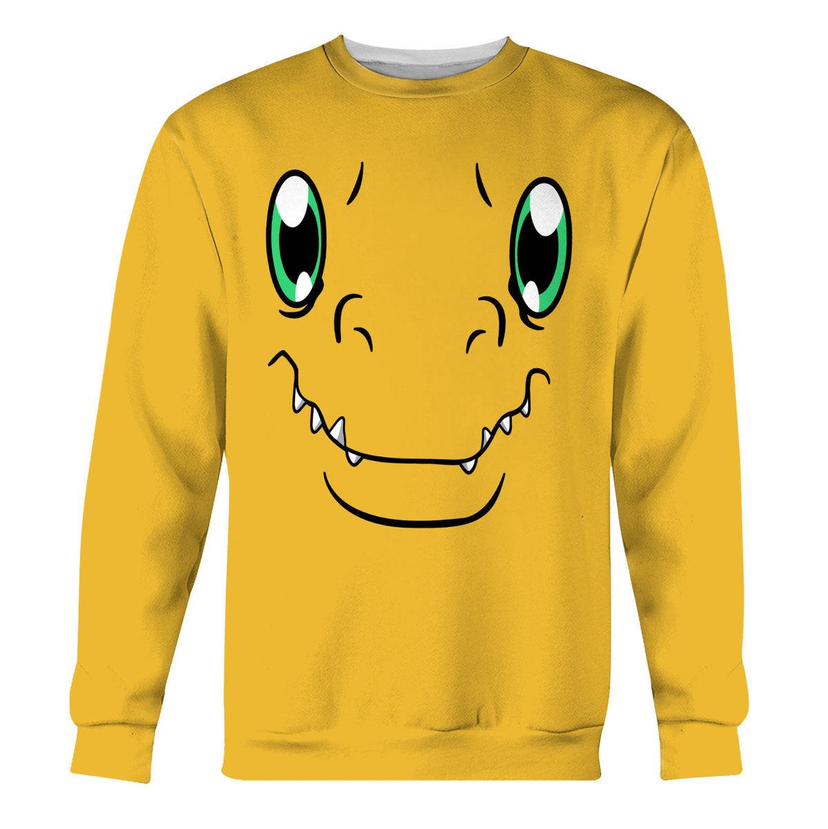 Agumon Hoodie T-shirt Sweatpants Cosplay - DucG
