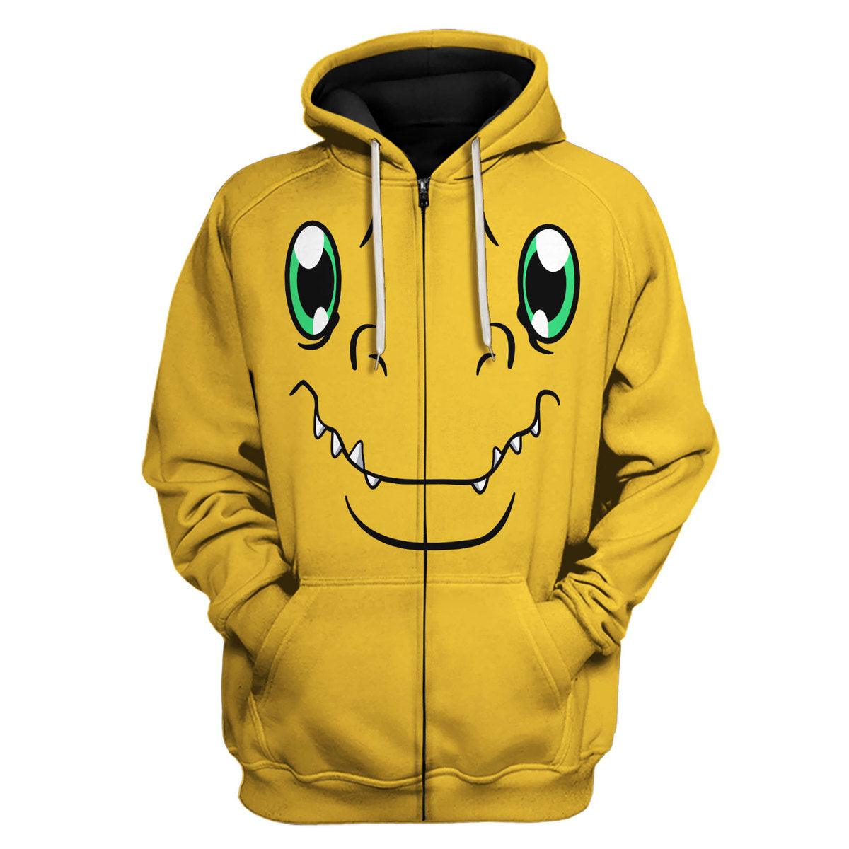 Agumon Hoodie T-shirt Sweatpants Cosplay - DucG