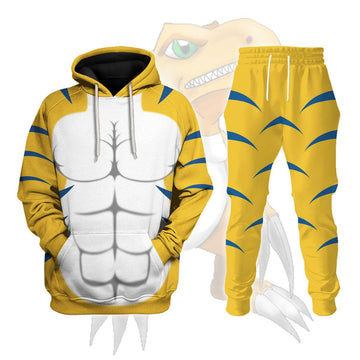 Agumon X Hoodie T-shirt Sweatpants Cosplay - DucG