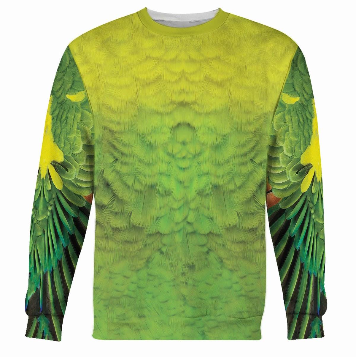 Amazon Parrot Animal Cosplay T-shirt Hoodie Sweatpants Apparel - DucG