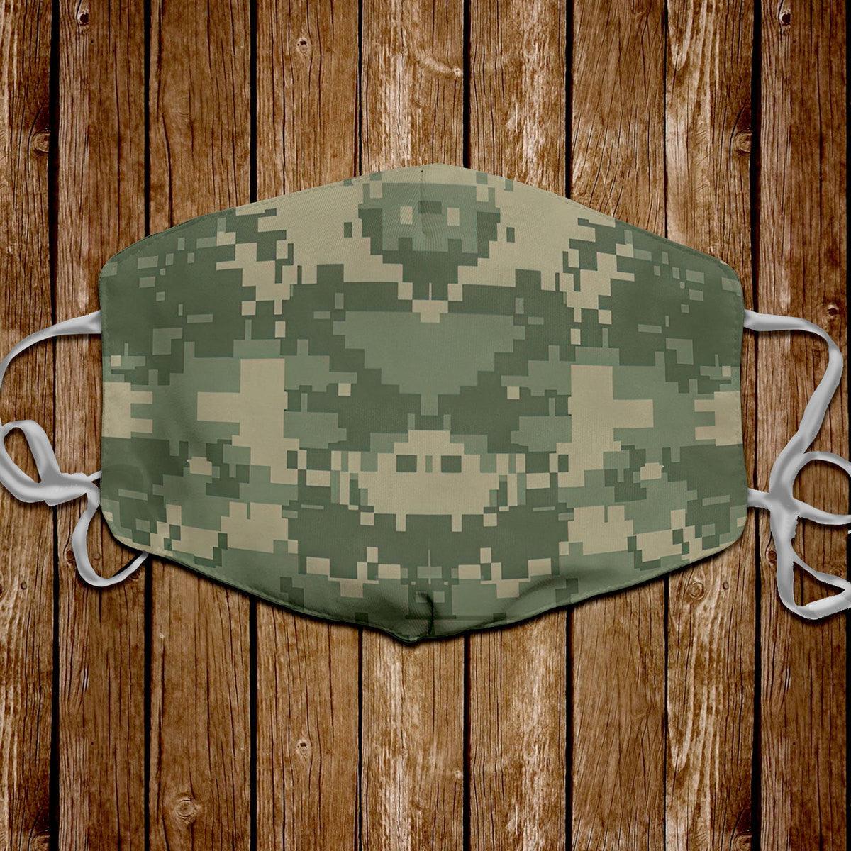 American ACU or Universal Camouflage Pattern (UCP) CAMO Face Mask - OodieGang