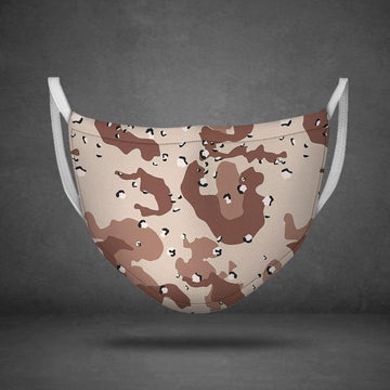 American Chocolate Chip Desert Battle Dress Uniform Camo Face Mask - DucG