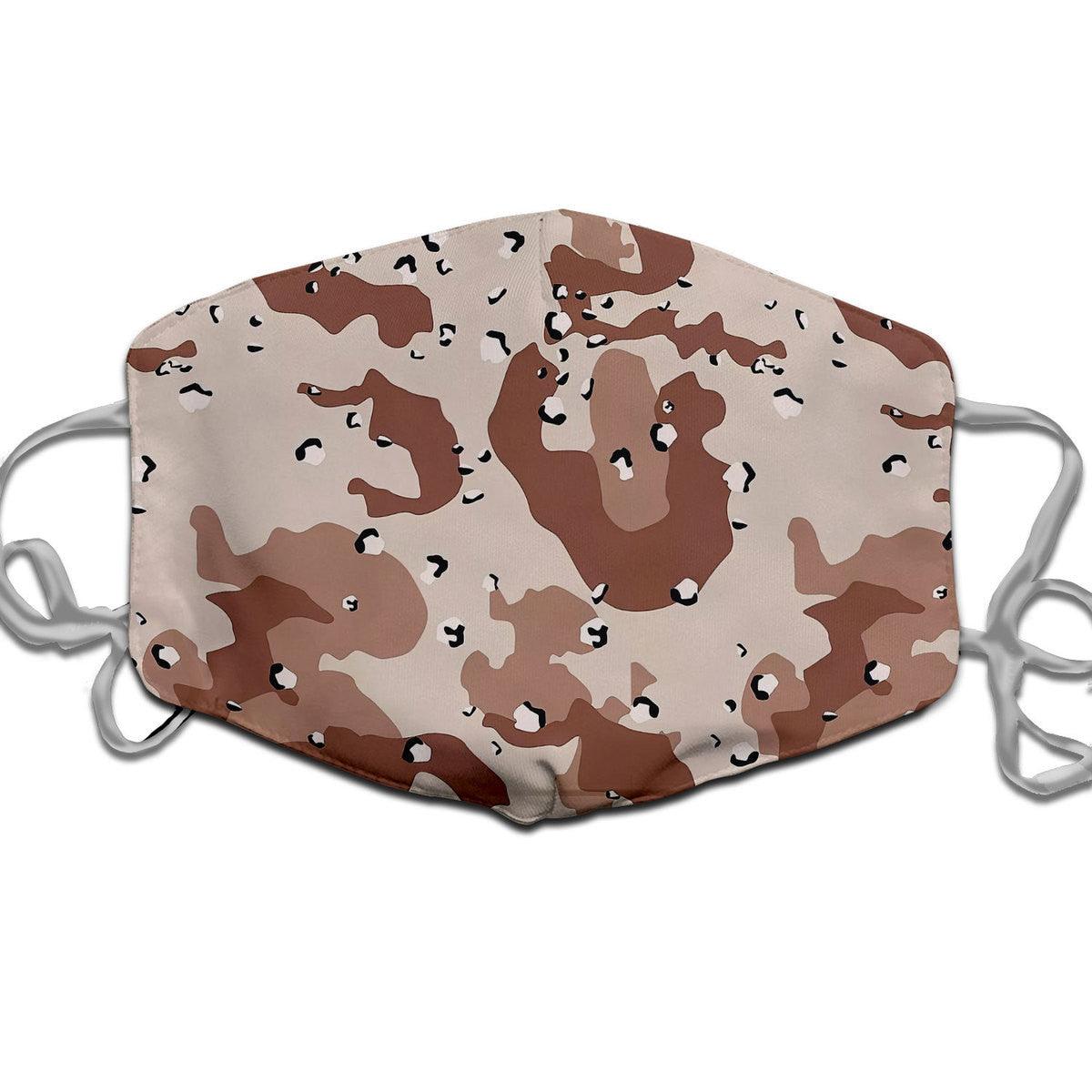 American Chocolate Chip Desert Battle Dress Uniform Camo Face Mask - DucG
