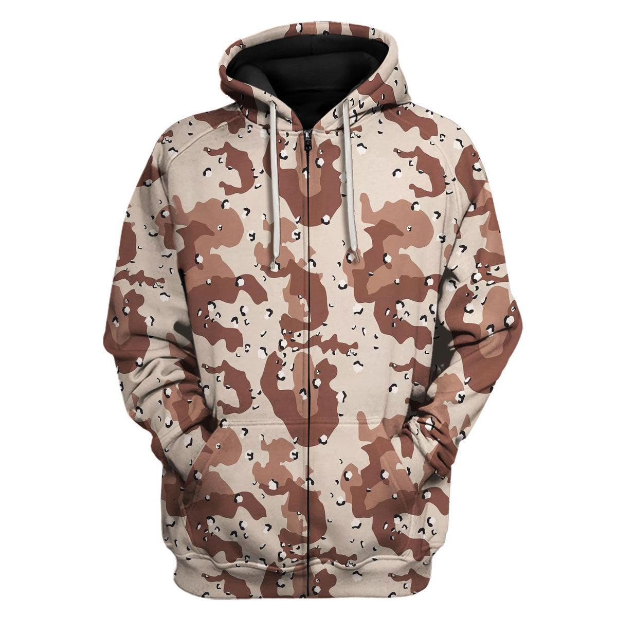 American Chocolate Chip Desert Battle Dress Uniform Camo - DucG