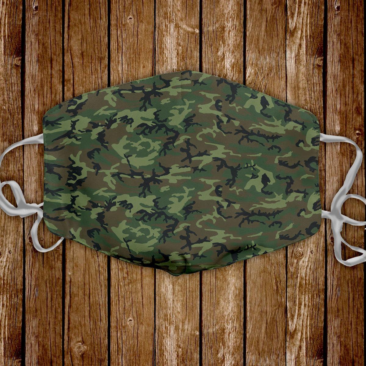 American ERDL Highland CAMO Face Mask - DucG