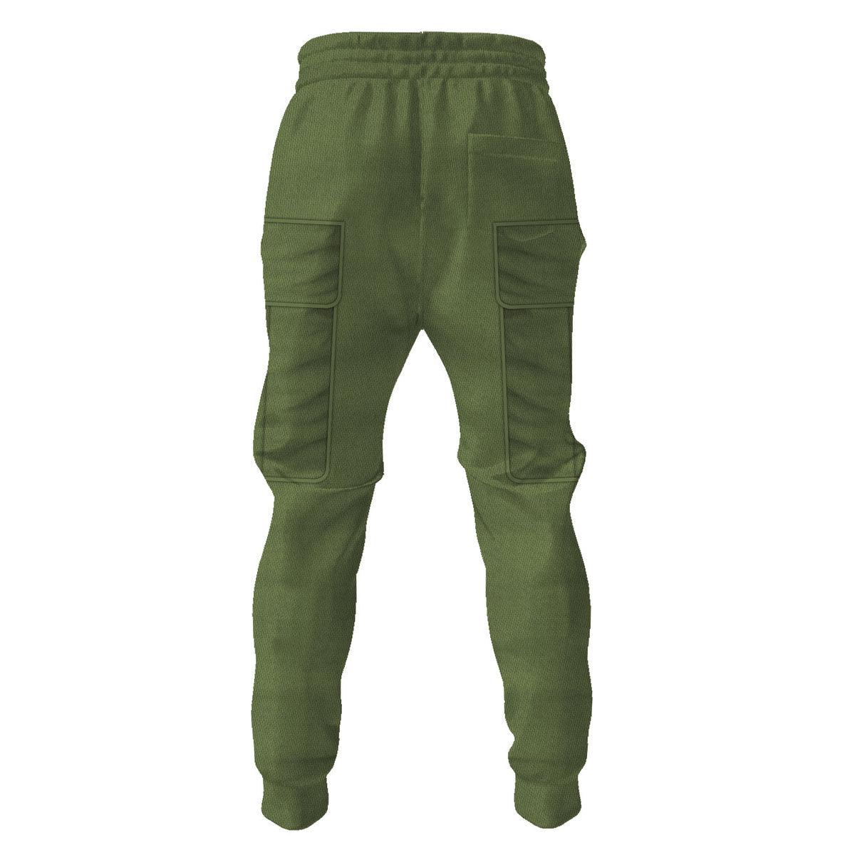 American Jungle Tunic and trousers-3rd pattern-Poplin Rip Stop-Basic Custom Name - Gearhomie.com
