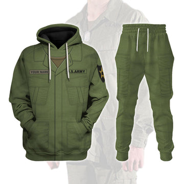 American Jungle Tunic and trousers-3rd pattern-Poplin Rip Stop-Basic Custom Name - Gearhomie.com