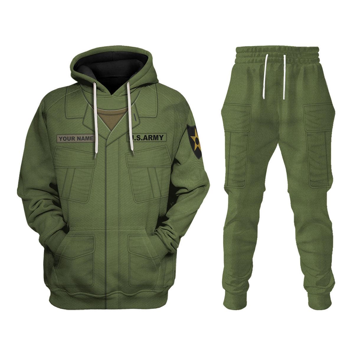 American Jungle Tunic and trousers-3rd pattern-Poplin Rip Stop-Basic Custom Name - Gearhomie.com