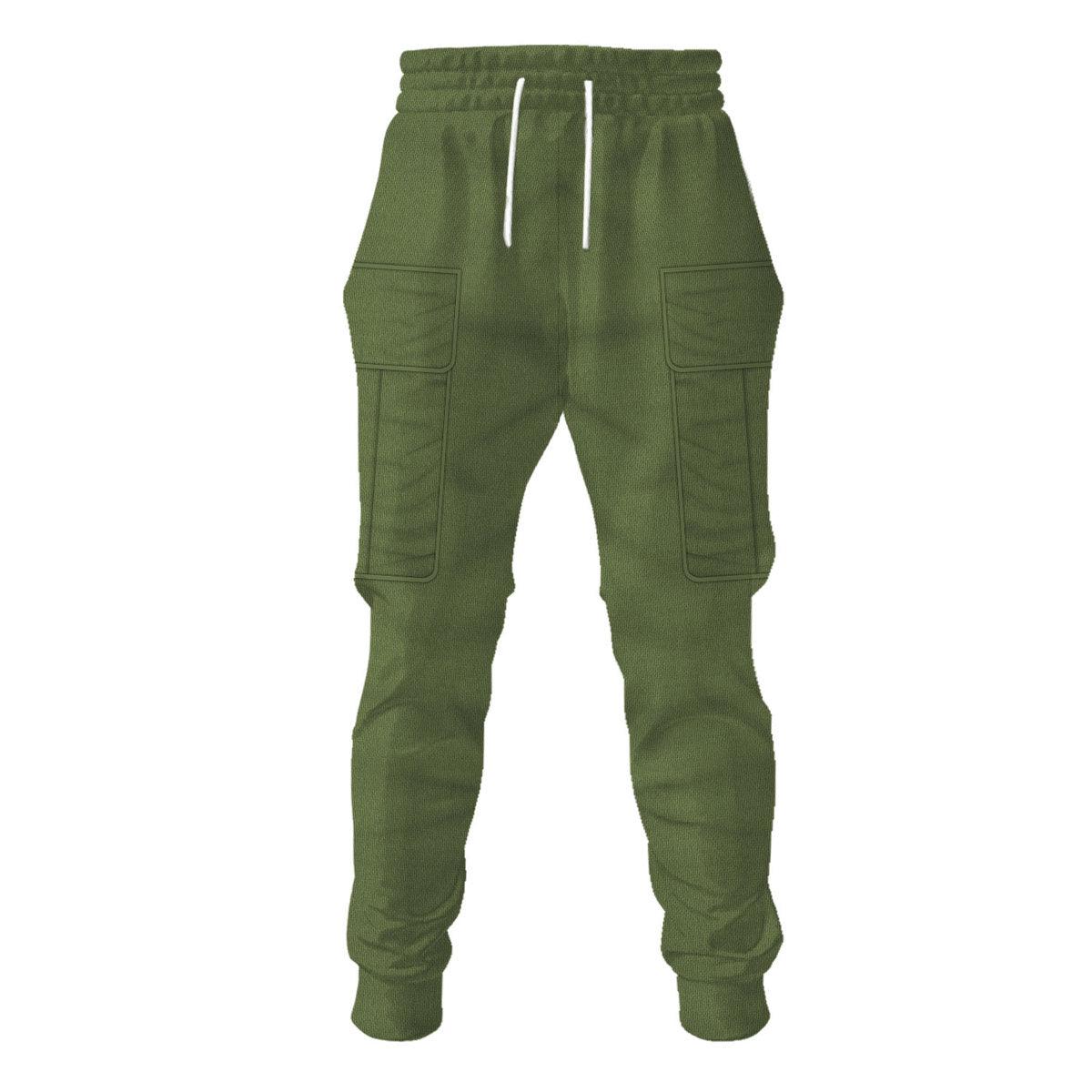 American Jungle Tunic and trousers-3rd pattern-Poplin Rip Stop-Basic Custom Name - Gearhomie.com