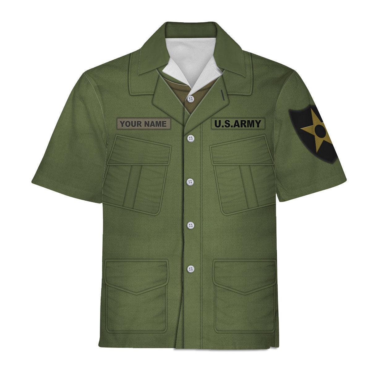 American Jungle Tunic and trousers-3rd pattern-Poplin Rip Stop-Basic Custom Name - Gearhomie.com