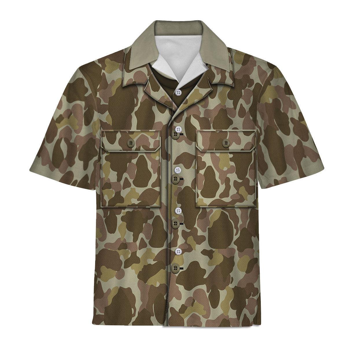 American M1942 (P-42) Frogskin Duck Hunter??� Pattern Marine Marine Raiders World War 2 (WWII) Beach Camo - DucG