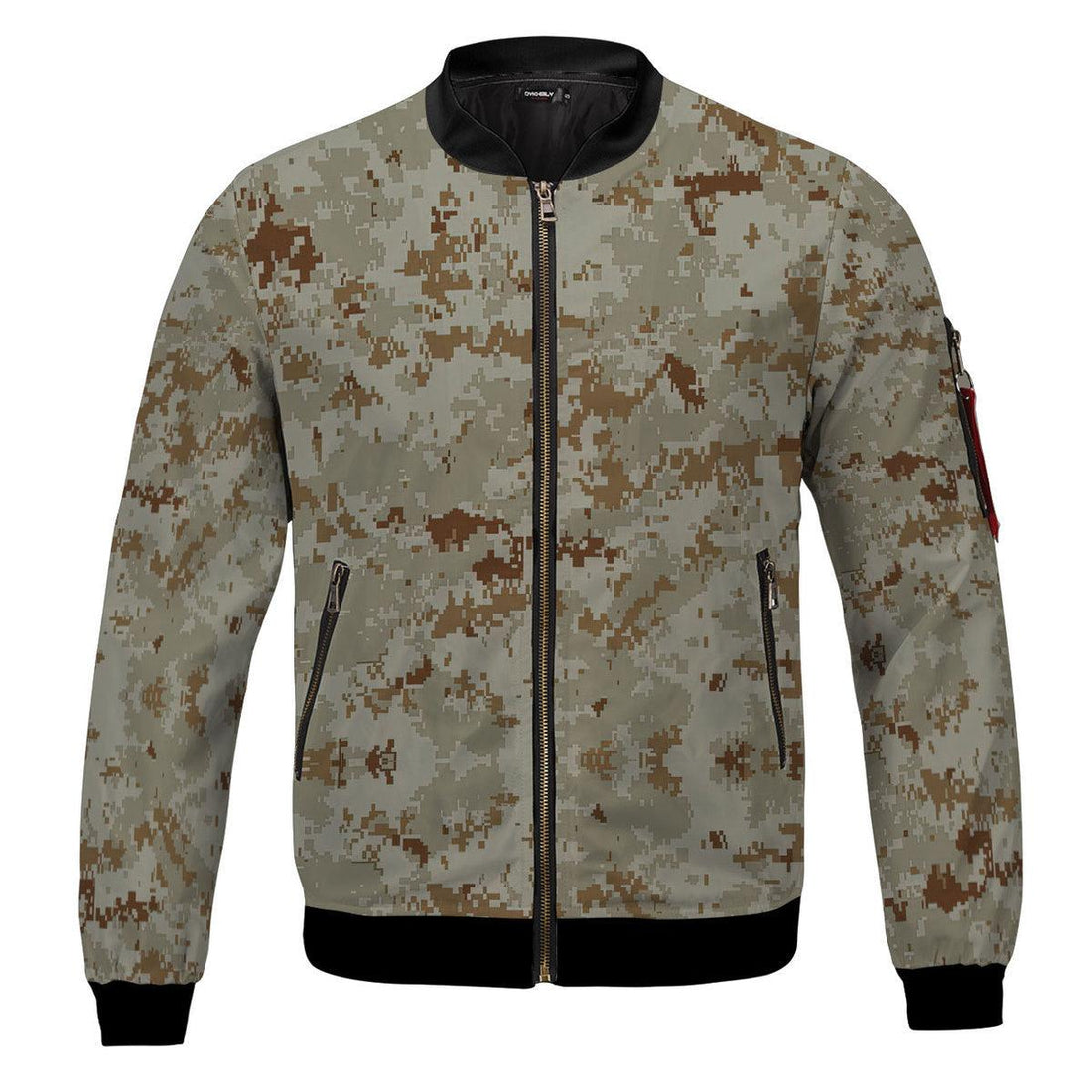 American Marine Pattern Desert CAMO Bomber Jacket - DucG