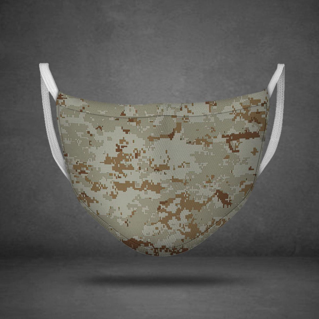 American Marine Pattern Desert Camo Face Mask - OodieGang