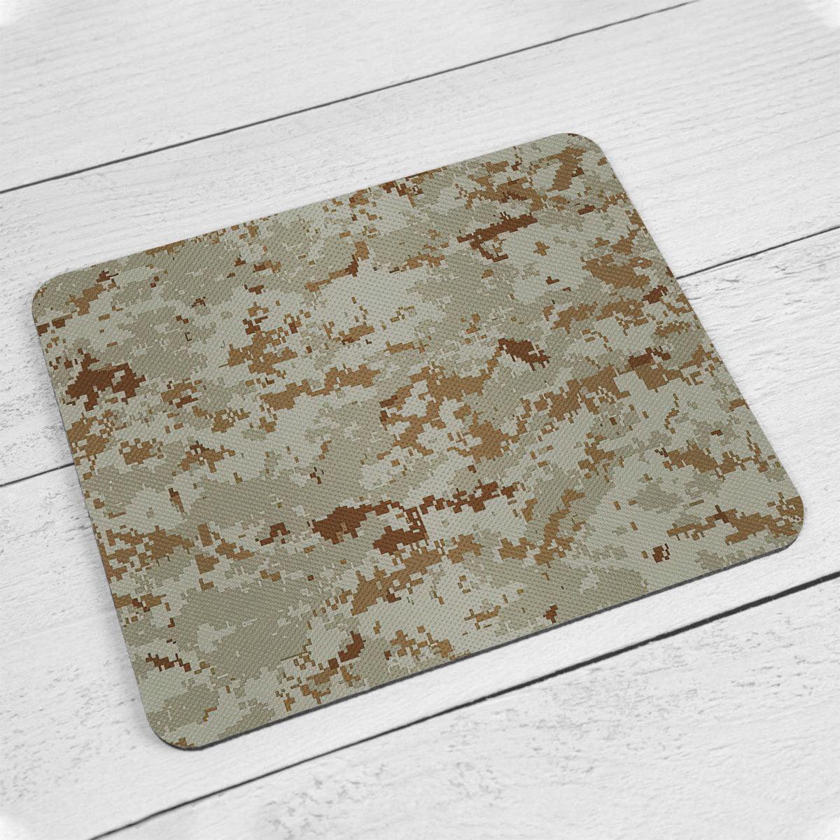 American Marine Pattern Desert Camo MousePad - DucG
