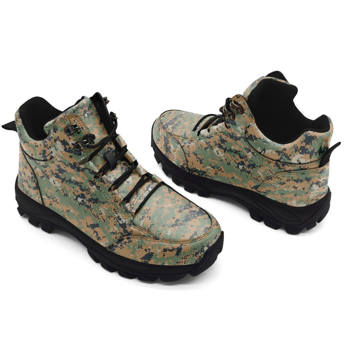 American MARPAT Marine pattern Woodland CAMO Hiking Shoes - DucG
