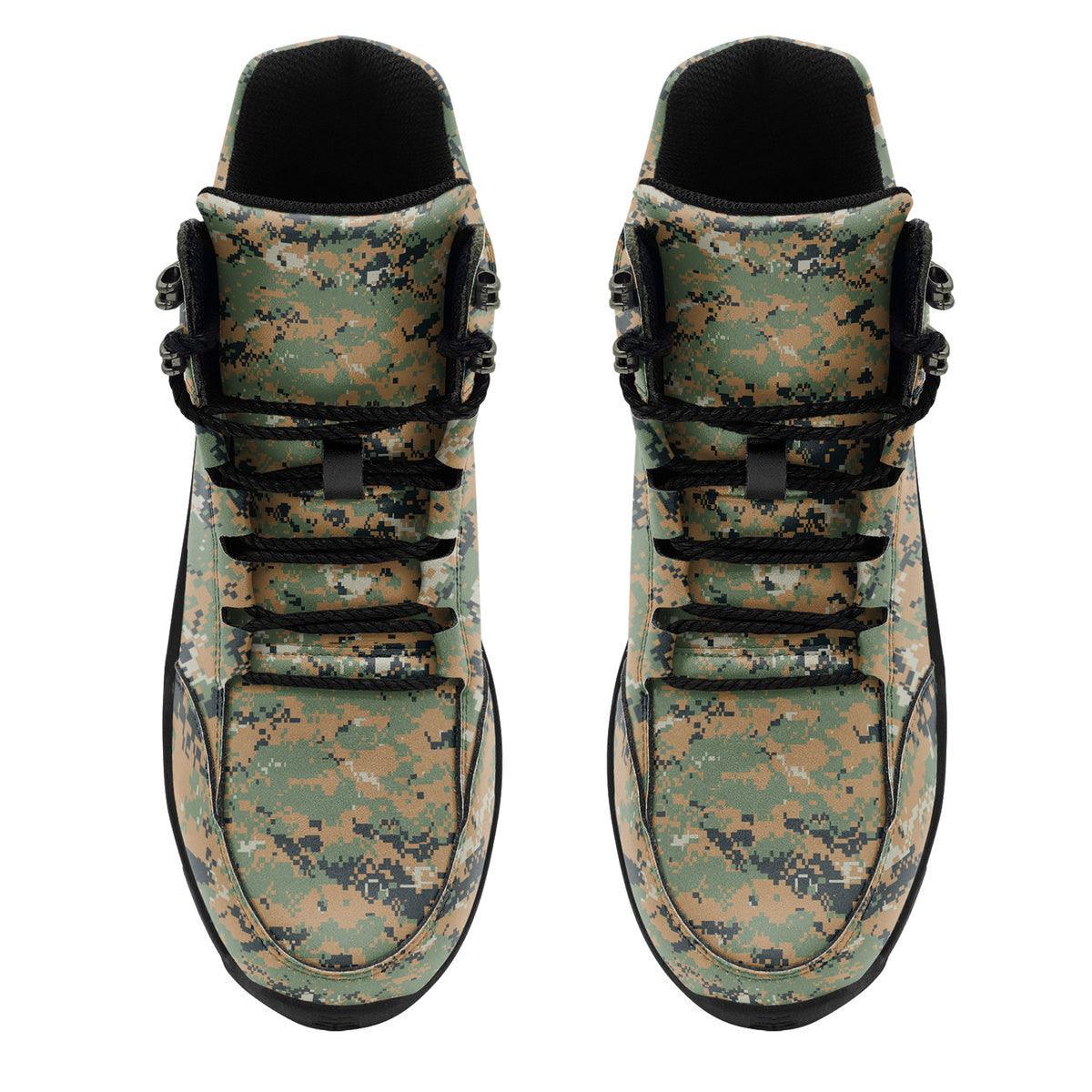 American MARPAT Marine pattern Woodland CAMO Hiking Shoes - DucG
