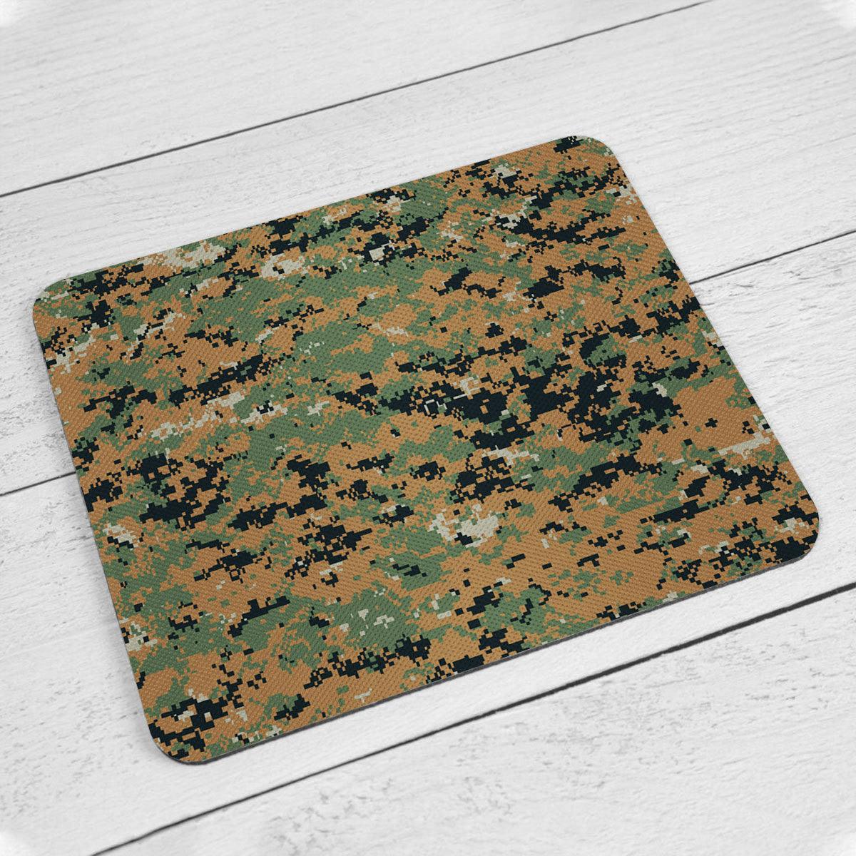 American MARPAT Marine pattern Woodland Camo MousePad - DucG